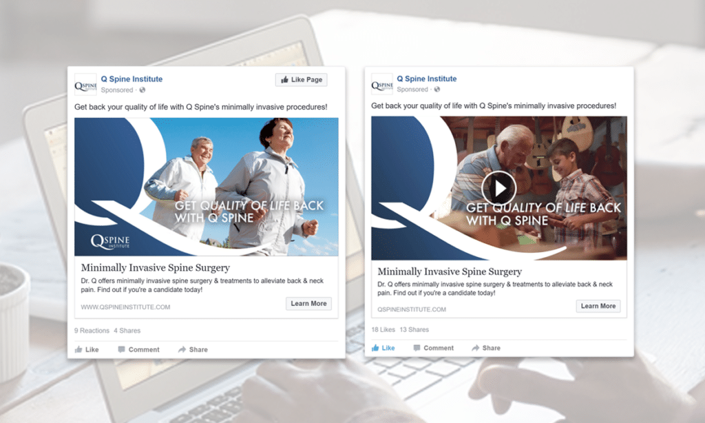 Facebook Ads for Q Spine Institute, New Jersey Spine Doctors