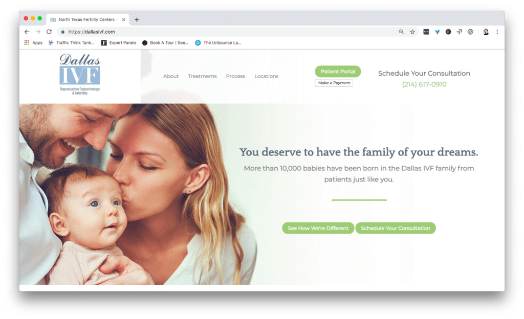 IVF Fertility Website