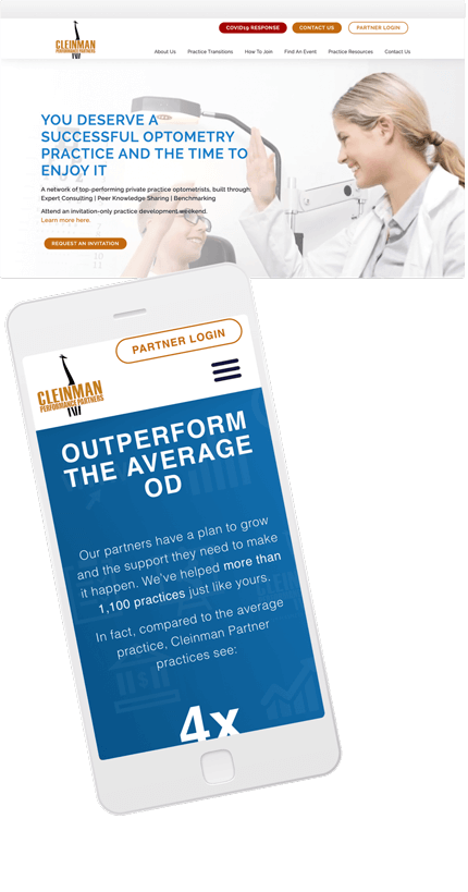 Healthcare B2B for Optometry Consulting Company