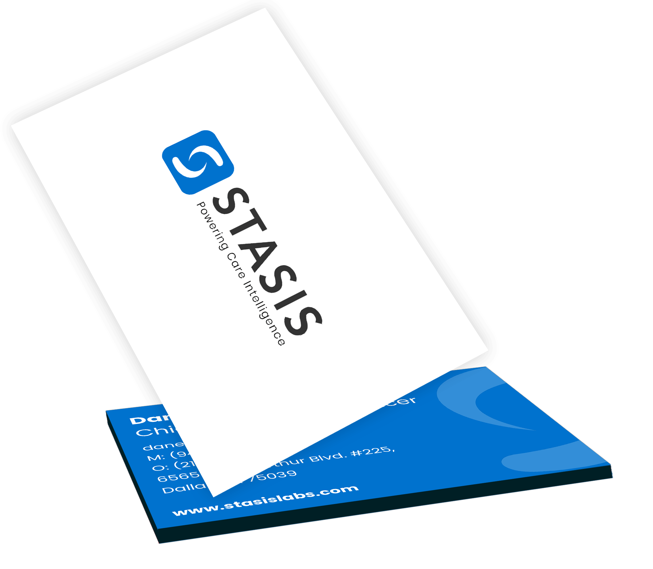 Stasis Business Card Mockup